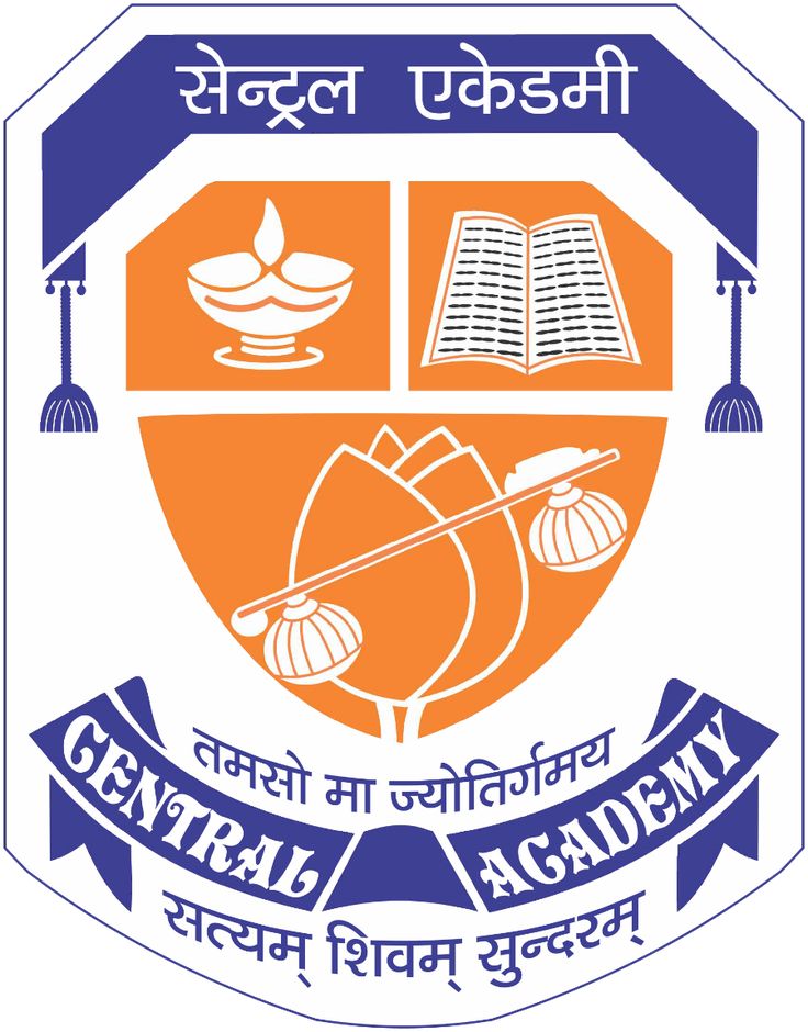 the logo for central academy in india