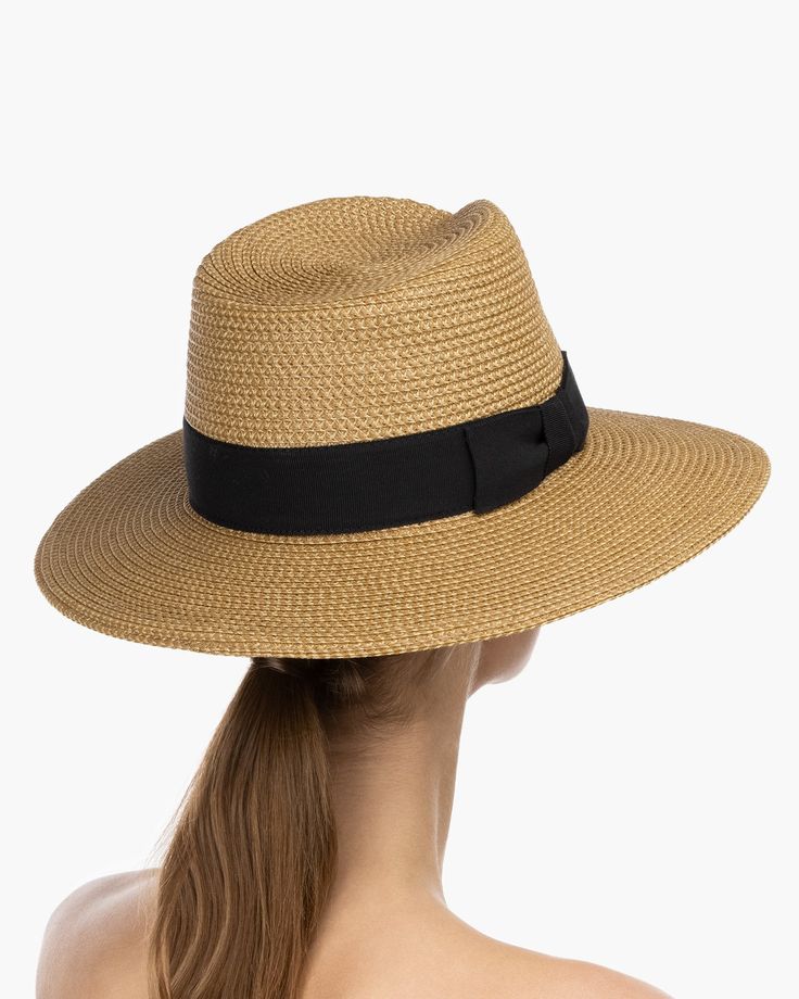 A women's instincts are all powerful. And so it is integral to selecting the hat that resonates to your style and compliments your face. When you put the right hat on, it is unmistakable magic. When searching for womens' designer hats for sale, the Squishee® Instinct is one to consider. This packable signature fedora of row on row stitched Squishee® straw is hand blocked and banded in the finest cotton grosgrain ribbon. When describing this design, Eric says, "The functionality of our innovative Beach Boater Hat With Structured Crown, Adjustable Brown Hat With Structured Crown, Adjustable Structured Crown Hat For Vacation, Casual Adjustable Hat With Structured Crown, Casual Hat With Adjustable Structured Crown, Kentucky Derby Hats With Structured Crown, Straw Hat For Travel To Kentucky Derby, Curved Brim Boater Hat For Travel, Brown Fedora One Size Fits Most