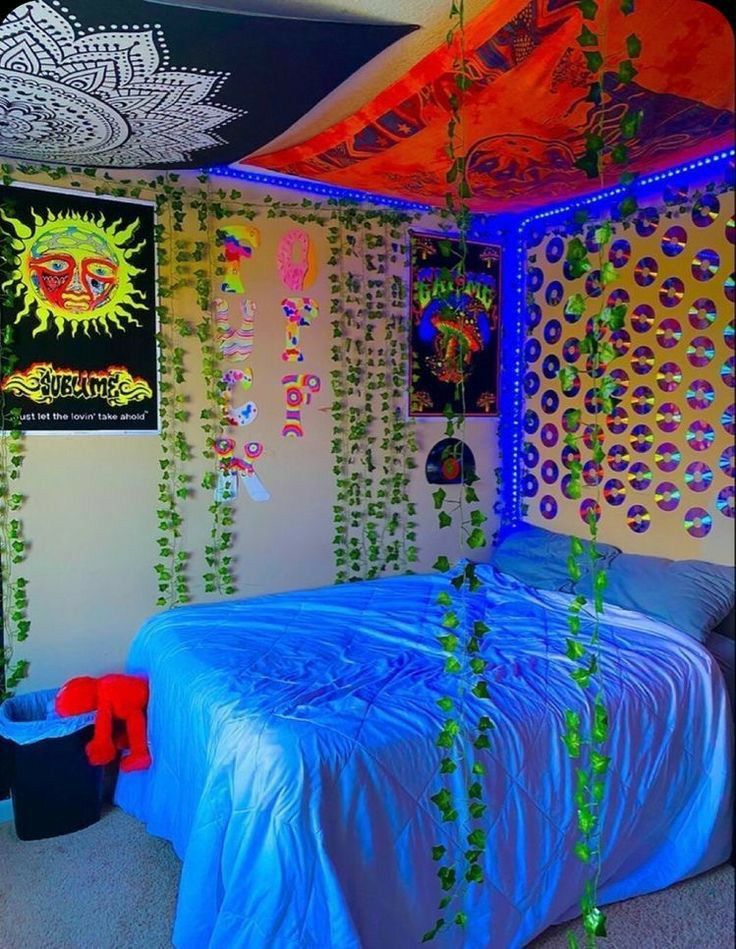 - pinterest ; ⭒ 𝑒𝑠𝑡𝑟𝑒𝑙𝑙𝑎 ⭒ in 2020 | Indie room decor, Room inspo, Neon