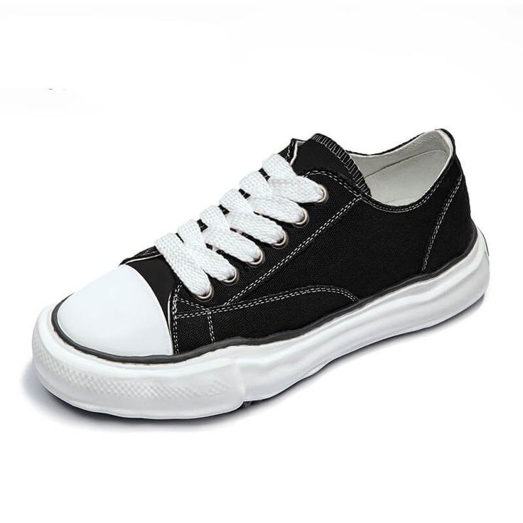 black low top shoes Casual Black Slip-on Sneakers With Contrast Sole, Sporty Lace-up Canvas Shoes With Gum Sole, Black Slip-on Sneakers With Textured Sole For Summer, Black Canvas Sneakers With Contrast Sole, Black Low-top Slip-on Sneakers For Summer, Sporty Black Slip-on Sneakers For Summer, Casual Black Platform Sneakers For Streetwear, Black Vulcanized Sole Slip-on Canvas Shoes, Black Slip-on Canvas Shoes With Vulcanized Sole