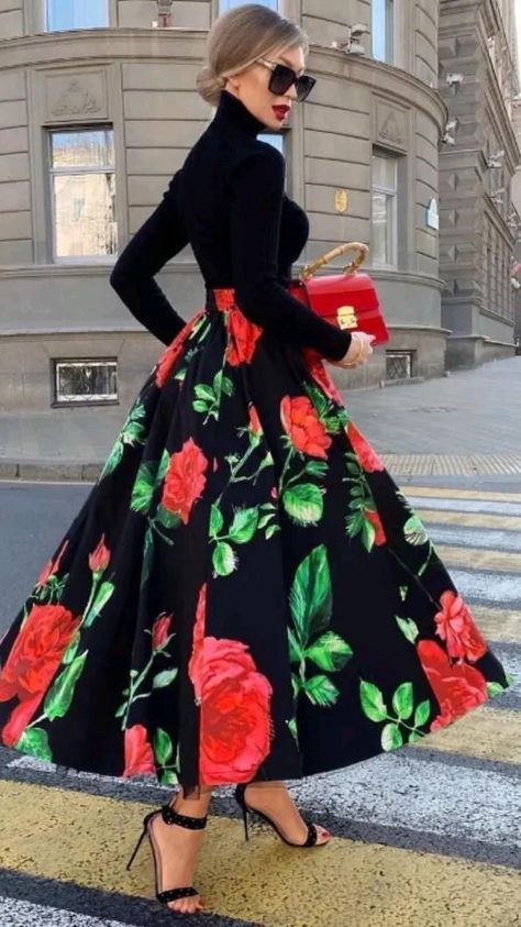 Midi Dress Style, Dress Stores Online, Maxi Styles, Skirt Style, Dresses Elegant, Looks Chic, Printed Dress, Mode Inspiration, Classy Dress