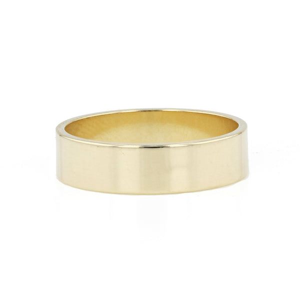 Classic Wide Band Stackable Bands, Minimalist Wide Band With Polished Finish, Stackable 14k Gold Wide Band, Stackable Wide Band In 14k Gold, Stackable Wide Band 14k Gold Bands, Wide Band Stackable 14k Gold Bands, Modern 14k Gold Thick Band, 14k Gold Wide Band Ring With Polished Finish, Minimalist 14k Gold Band With Decorative Details