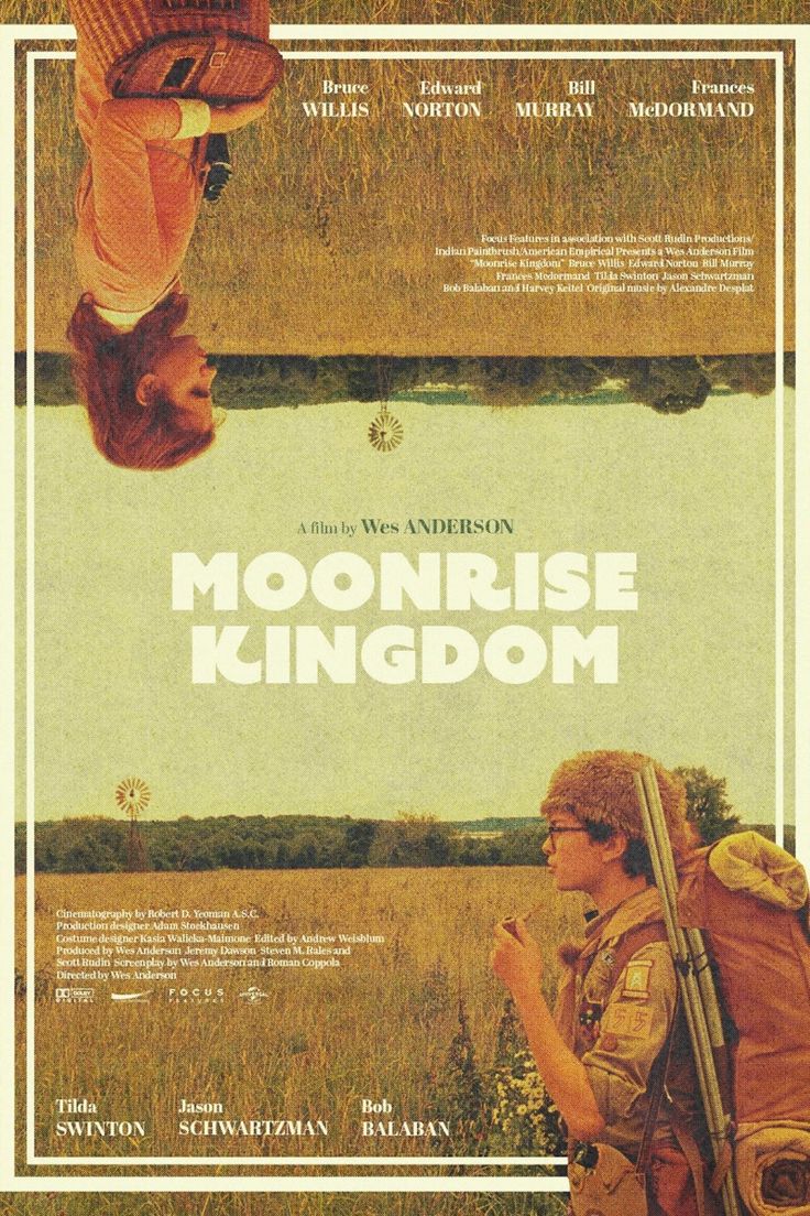 a movie poster for the film moonrise kingdom