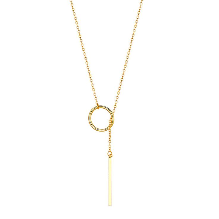 PRICES MAY VARY. ✨Special Design: The dainty open circle and y necklace can be pulled as a gold choker and let the long vertical bar hang down. It works great when you wear it with a low cut top. (Notice: pls choose the selection titled "custom" to personalize the bar pendant.) ✨Material: The gold necklaces for women trendy are made of 18K gold plated copper. Hypoallergenic,nickel and lead free, fashion lariat necklace for women. ✨Size: long gold necklace length 73cm/28.7". Drop Bar Size: 4cm/1. Minimalist Round Lariat Necklace With Delicate Chain, Minimalist Lariat Necklace With Round Pendant, Lucida Handwriting, Black Long Necklace, Gold Lariat Necklace, Vertical Bar, Long Necklaces, Y Necklace, Gold Long Necklace