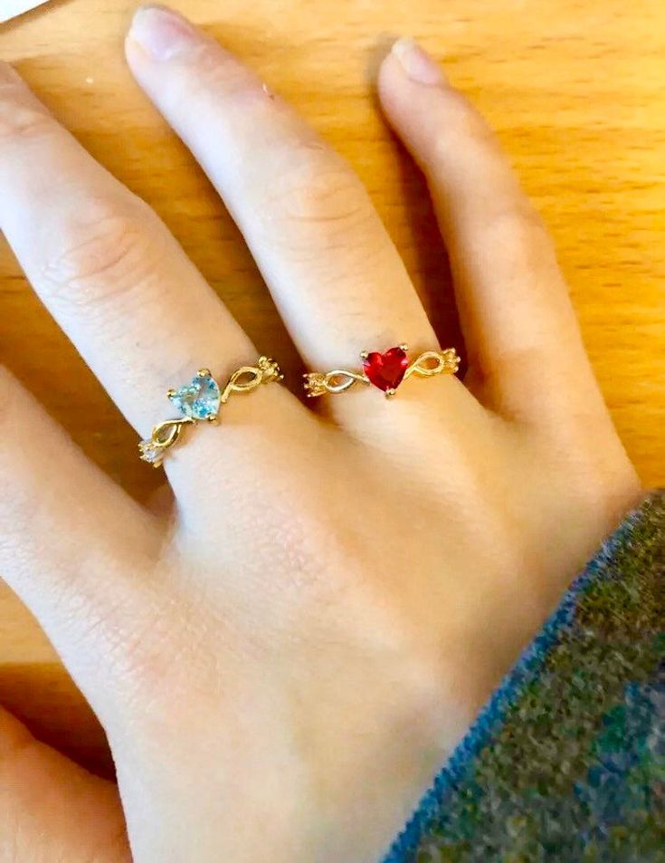 Ruby Ring Gold Rings For Women Heart Ring Topaz Ring Dainty | Etsy Dainty Heart Shaped Birthstone Promise Ring, Dainty Heart Birthstone Promise Ring, Dainty Heart-shaped Promise Birthstone Ring, Dainty Heart Ring With Birthstone For Promise, Valentine's Day Open Heart Ring With Birthstone, Fine Jewelry Heart-shaped Birthstone Promise Ring, Heart-shaped Birthstone Ring For Promise, Dainty Heart Ring With Birthstone For Valentine's Day, Heart-shaped Birthstone Promise Ring