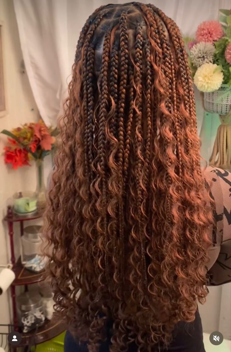 Big Box Braids Hairstyles, Box Braids Hairstyles For Black Women, Goddess Braids Hairstyles, Braids Hairstyles Pictures, Pink Things, Cute Box Braids Hairstyles, Quick Braided Hairstyles, Protective Hairstyles Braids, Box Braid