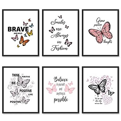 four different greeting cards with butterflies and the words brave are always in heaven on them