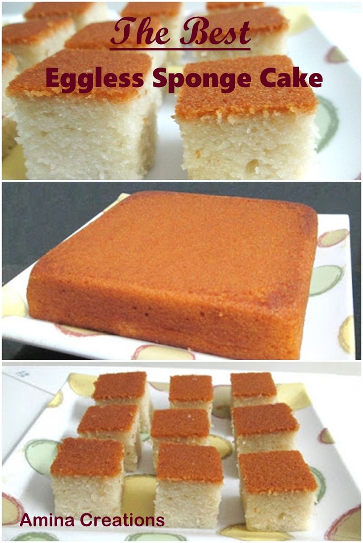 the best eggless sponge cake recipe