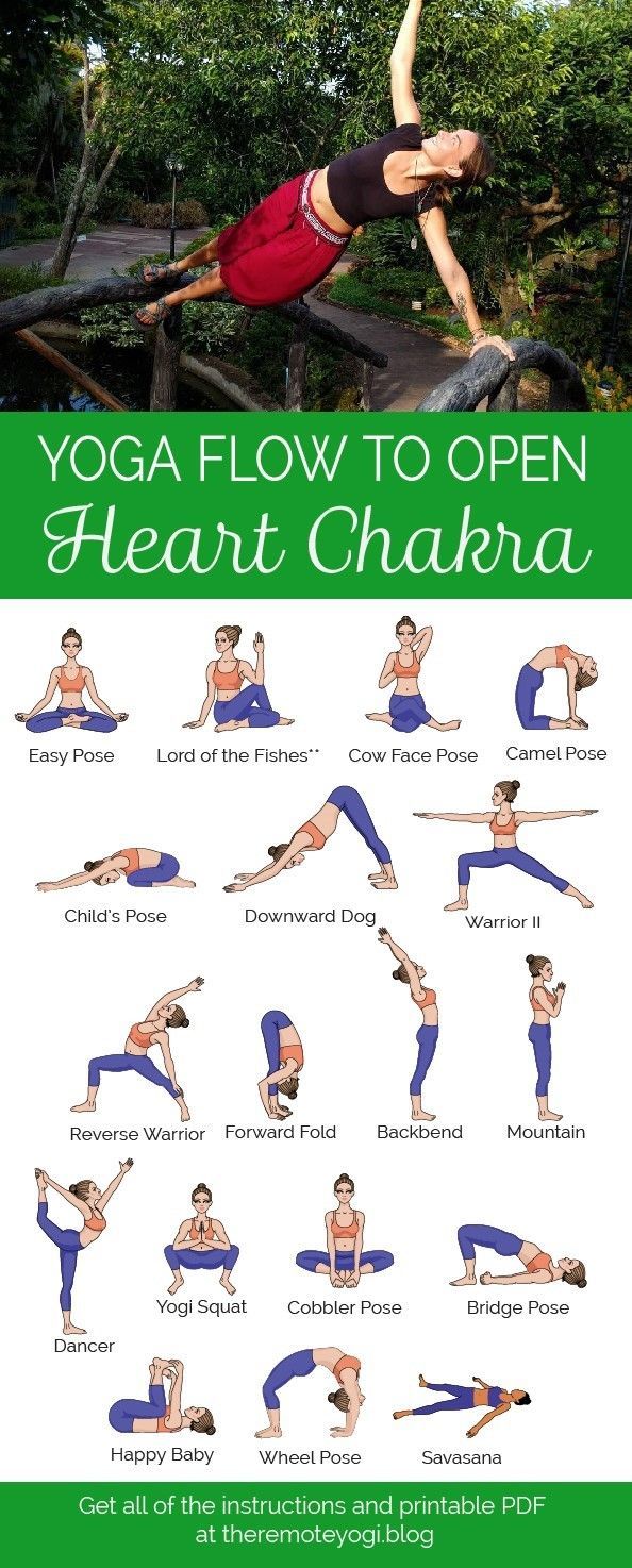 the yoga flow to open heart chakra is an easy way to improve your body and mind