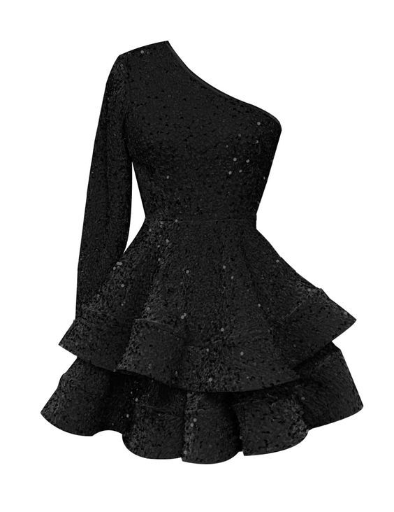 Sexy Birthday Dresses Black Sequin Homecoming Dresses Birthday Outfits – PreppyDress Birthday Dresses Black, Short Sparkly Dresses, Prom Dresses Long Sleeve, Homecoming Dresses For Teens, Party Dresses With Sleeves, Dresses Birthday, Birthday Dress Women, Black Sparkly Dress, Sequin Homecoming Dress