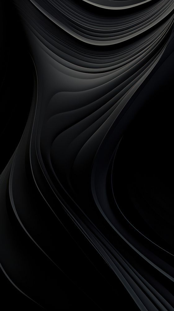 an abstract black background with wavy lines