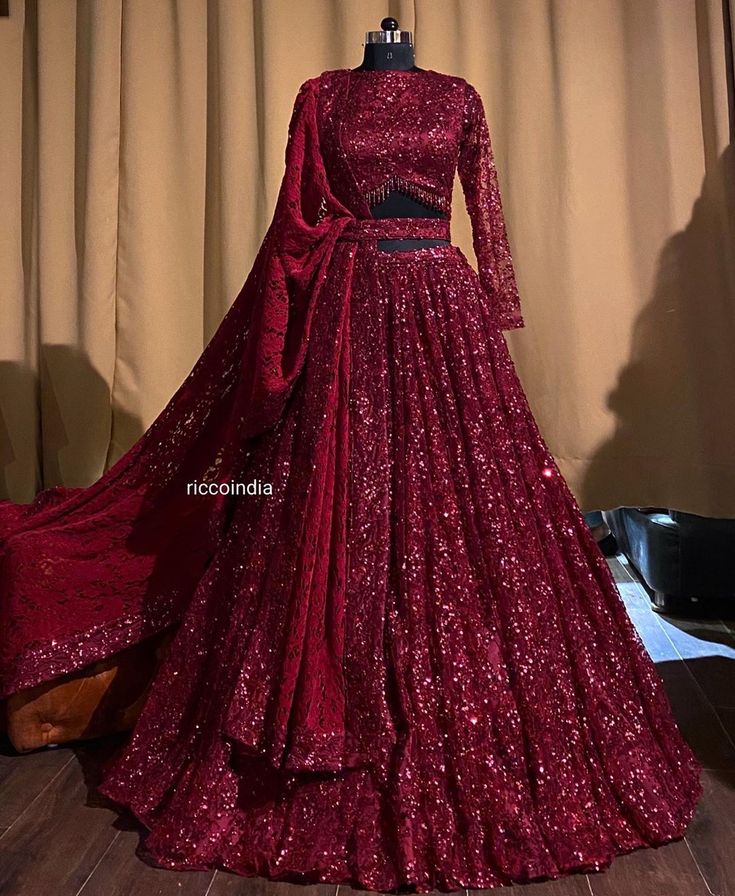 Ricco (@riccoindia) • Instagram photos and videos Baju Kahwin, Red Bridal Dress, Latest Bridal Lehenga, Desi Wedding Dresses, Wedding Lehenga Designs, Lehenga Designs Simple, Indian Bride Outfits, Bridal Lehenga Collection, Latest Bridal Dresses