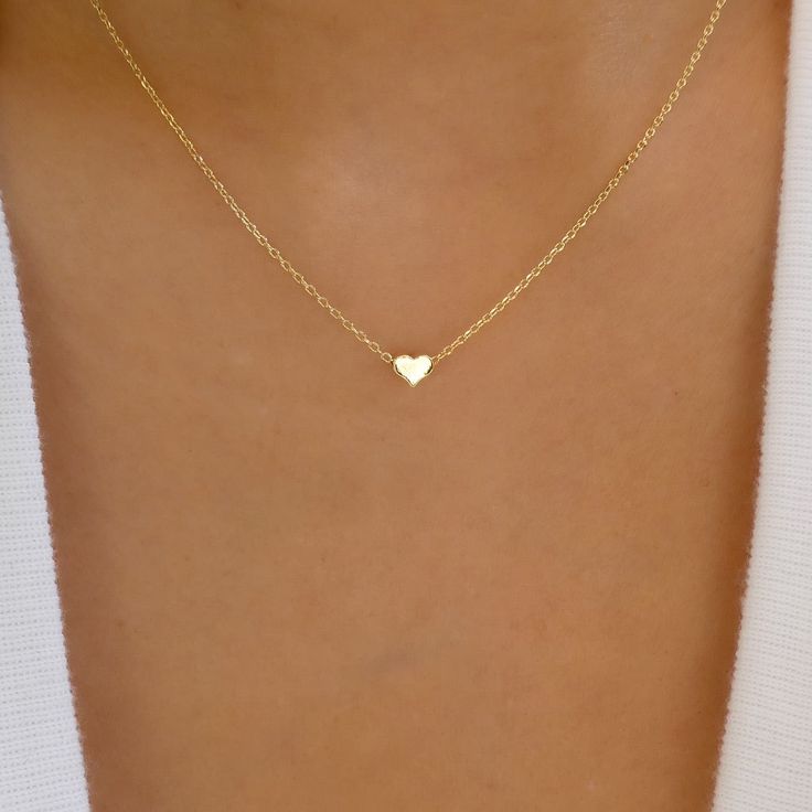 Mini Eva Heart Necklace – Love Stylize Mini Heart Necklace, Heart Pendent, Pretty Jewelry Necklaces, Crystal Heart Necklace, Lion Necklace, Double Heart Necklace, Bling Necklace, Necklace Love, Neck Jewellery