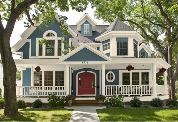 Historical Colors Benjamin Moore Blue exterior house