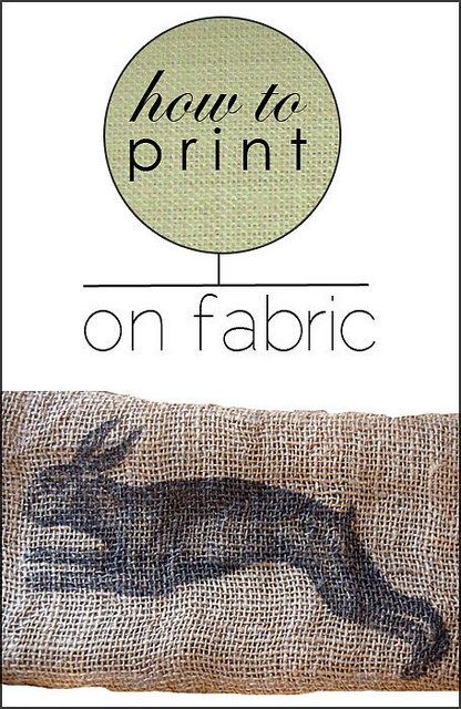 an image of a black cat on fabric with the words how to print on it