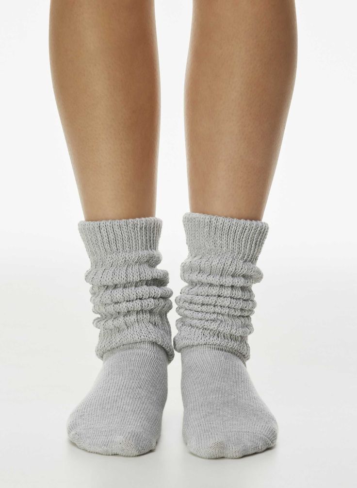 SCRUNCH CREW SOCK Casual Socks, One Size, Casual Solid Color Socks One Size, Casual One-size Socks, Cozy Mid-calf Spring Socks, Cozy One Size Socks, Casual One Size Ribbed Socks, Casual Stretch Cable Knit Socks, Cozy Solid Color Knee-high Socks, Cozy Stretch Cable Knit Socks