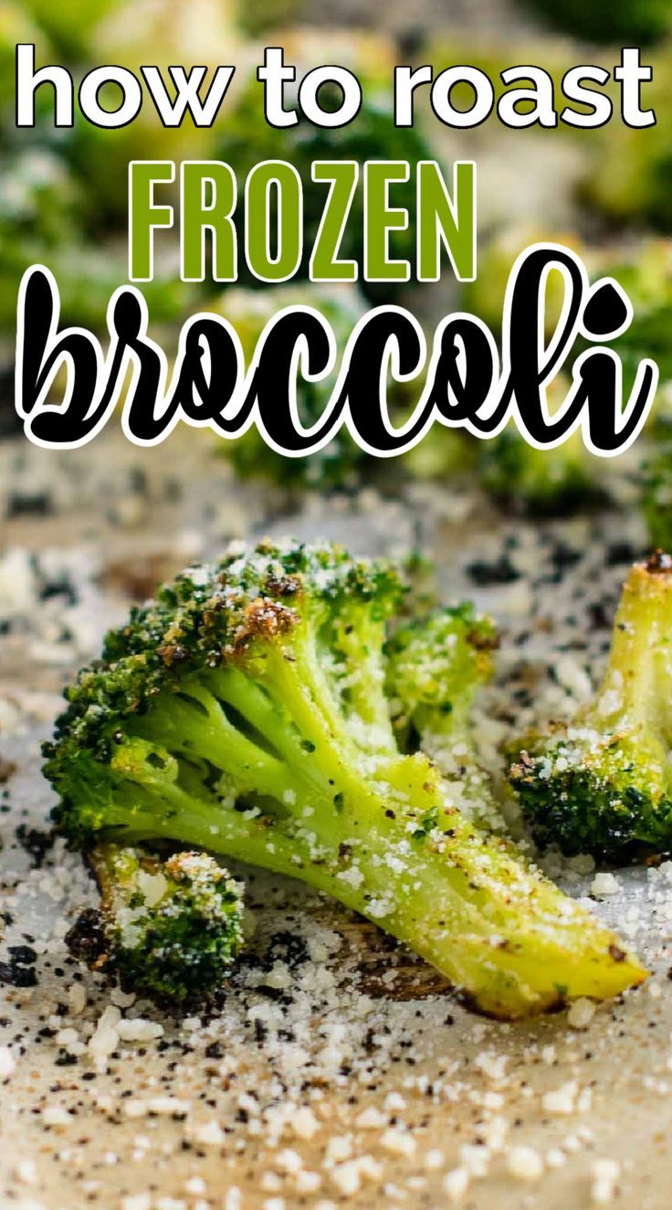 how to roast frozen broccoli in the oven