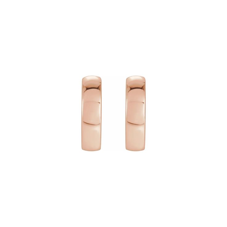 These must-have classic 14K gold huggie hoops are easy to incorporate into any earring stack. Sold as a single earring or a pair. Classic Rose Gold 14k Cartilage Earrings, Everyday Luxury Rose Gold Tarnish-resistant Earrings, Minimalist Rose Gold Huggie Earrings For Formal Occasions, Classic Rose Gold Huggie Earrings For Formal Occasions, Timeless Huggie Earrings For Everyday Luxury, Rose Gold Huggie Cartilage Earrings For Anniversary, Everyday Luxury Huggie Earrings, Rose Gold Polished Earrings For Everyday Luxury, Minimalist Rose Gold Huggie Earrings