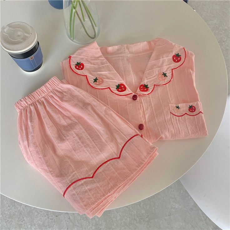 Kawaii Stawberry Pajamas Suits PN4973 ●Size: M: for 155-160cm,40-50kg L: for 161-166cm,50-58kg XL: for 167-172cm,58-68kg XXL: for 170-175cm,68-75kg ●Material:soft Cloth (Please allow 1-3cm differs due to manual measurement.As different computers display colors differently,the color of the actual may vary slightly from the above images.Thanks for your understanding.) ●About Shipping: We attach great importance to the orders of each customer and parcel delivery. 1.Processing time: 2-3 business days. 2.Shipping time: 10-15 business days to US, please allow 3-4 weeks shipping to other country.(Shipping times can be affected by variable customs clearance times or public holidays.) Cute Strawberry Print Sleepwear For Lounging, Casual Pink Bedtime Sets, Cute Spring Sets For Home, Sweet Pink Sleepwear, Sweet Pink Sleepwear For Loungewear, Spring Strawberry Print Sleepwear For Loungewear, Casual Strawberry Print Sleepwear For Pajama Party, Pink Cotton Sets With Strawberry Print, Casual Strawberry Print Sets For Spring