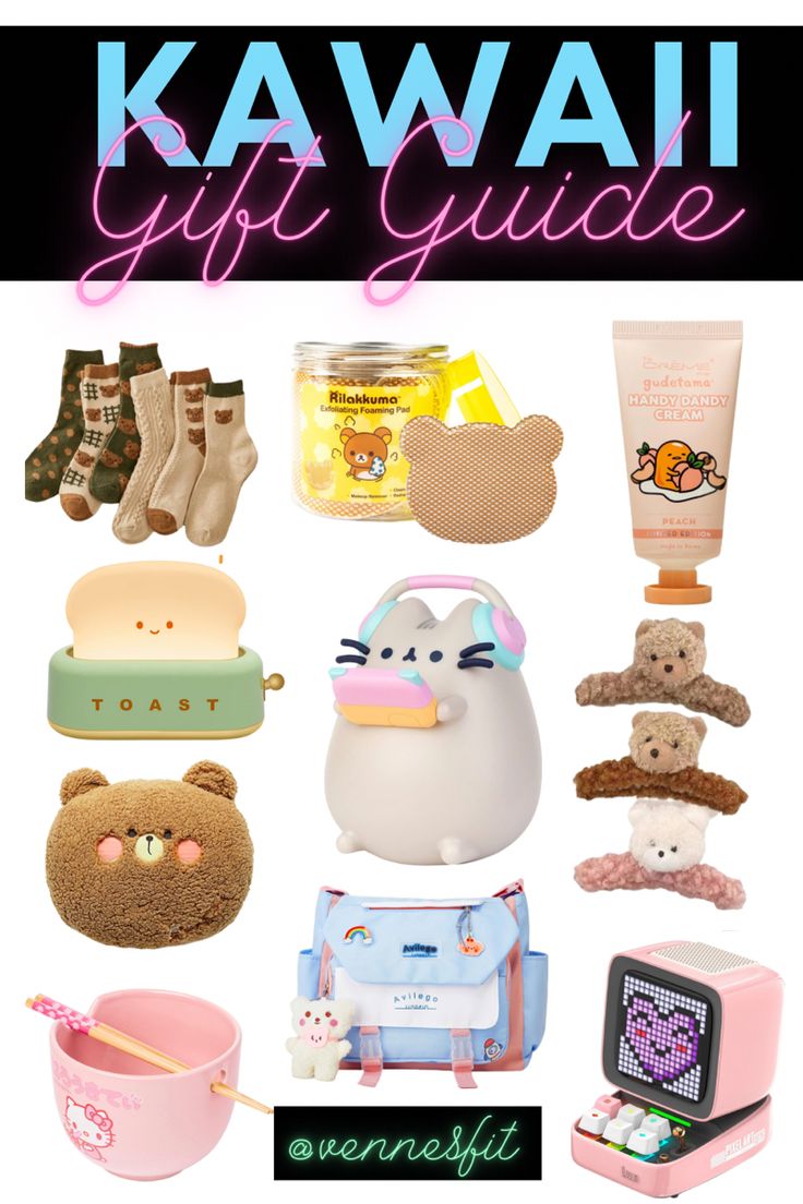 the kawai gift guide is full of cute items