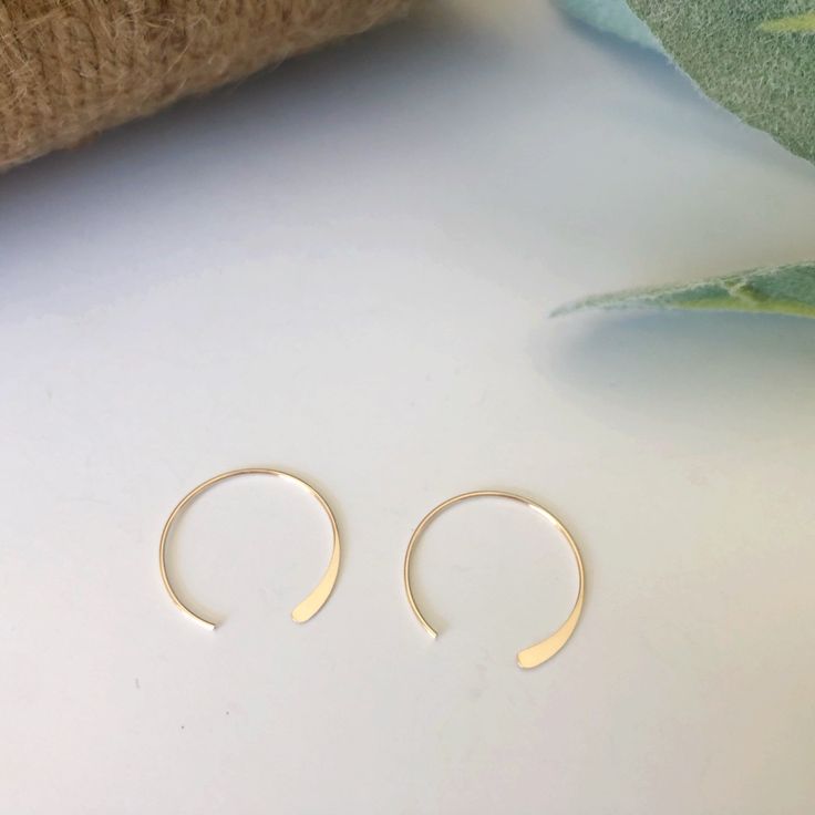 .Gold filled .18 mm Dainty Hammered Yellow Gold Hoop Earrings, Delicate Tarnish-resistant 14k Gold-filled Hoop Earrings, Minimalist 14k Gold-filled Hoop Jewelry, Gift Recycled Gold Tarnish-resistant Hoop Earrings, Minimalist 14k Gold-filled Silver Earrings, Gold Filled Hoops, Cute Packaging, Dainty Earrings, Jewelry Cleaner