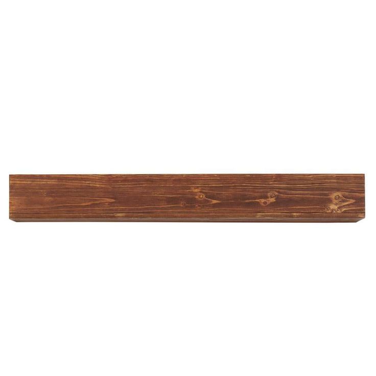 a wooden plank on a white background