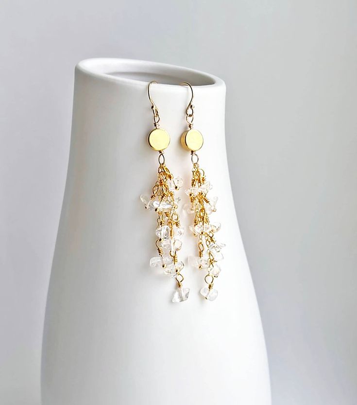 The design of these earrings allows for movement and subtle shimmer, adding a playful and eye-catching dimension to any ensemble. These earrings look great for summer or wedding outfits. Bohemian • Boho Wedding • Wedding Jewelry • Summer Jewelry • Dangle Earrings Jewelry Summer, Earrings Summer, Wedding Outfits, Summer Jewelry, Wholesale Jewelry, Boho Bohemian, Wedding Outfit, Boho Wedding, Wedding Jewelry