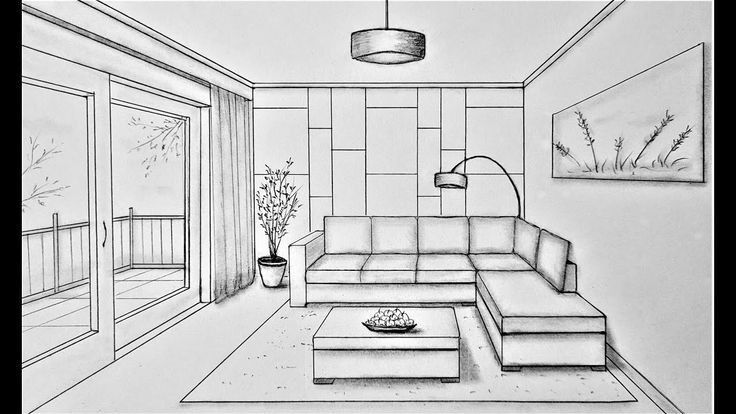 Pin by Noémie Potvin on Design intérieur | One point perspective ...