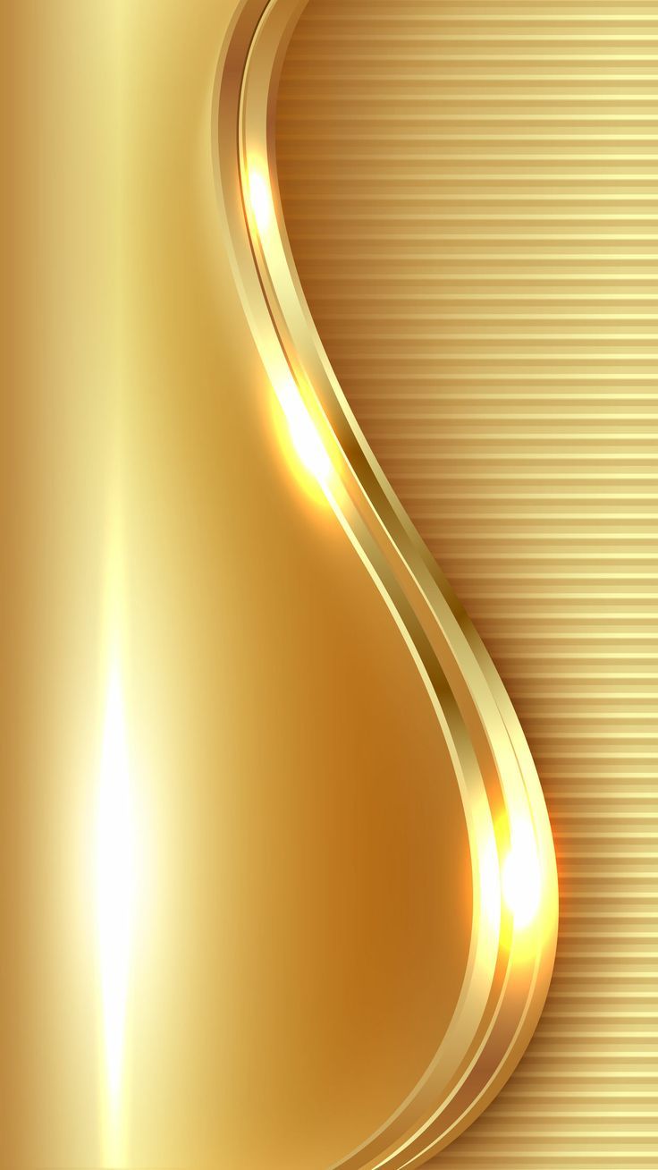 an abstract gold background with wavy lines