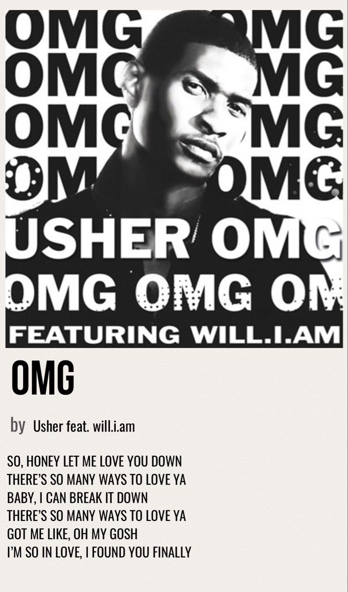 an advertisement for the upcoming album,'user omg on '