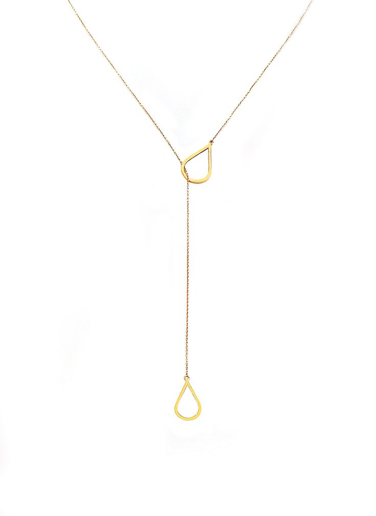 14K 9K Gold Lariat Necklace, Solid Gold Y necklace, Teardrop gold necklace, Minimal Dainty gold necklace, Women Gift, Bridesmaid necklace, Simple lariat gold necklace, Rose gold lariat necklace, FREE EXPRESS SHIPPING A delicate 14K or 9K solid gold teardrop lariat Y necklace. Wrap the necklace around your neck and simply pass the small teardrop though the bigger teardrop and adjust the length as you please. Whisper...Sexy Elegance! ------------------------------------------- D E T A I L S 14K So Bridesmaid Simple, Rose Gold Lariat Necklace, Solid Gold Charms, Gold Lariat Necklace, Gold Designs, Y Necklace, Dainty Gold Necklace, Bird Necklace, Gold Charm Necklace