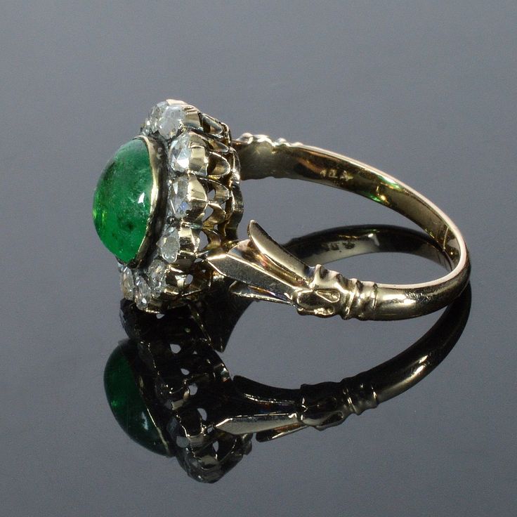 Antique Georgian 14K Gold Natural Emerald Diamond Ring C.1820 Dear visitor, You can find more information about this item in our store Emerald Cicada at https://emeraldcicadajewelry.com/ Just press the link on our Instagram front page and search for the item with keywords. Otherwise please write a request in DM. #rosecutdiamonds #ring #clusterring #georgianjewelry #georgianring #emerladring #crimpedcolettesetting #antiquejewelry #14kgoldring Antique Green Emerald Ring Collectible, Antique 14k Gold Green Emerald Ring, Antique Green Emerald Collectible Ring, Antique 14k Gold Emerald Ring, Luxury Antique Emerald Collectible Ring, Antique Emerald Ring, Georgian Ring, Georgian Jewelry, Emerald Diamond Ring