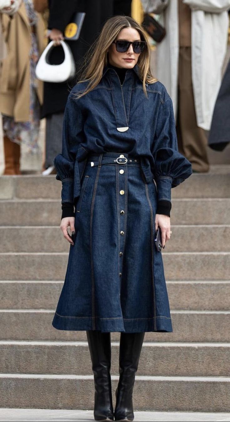 Style In Paris, Street Style Bags, Denim Ideas, Looks Street Style, The Best Street Style, Best Street Style, Olivia Palermo, Day 7, Cool Street Fashion