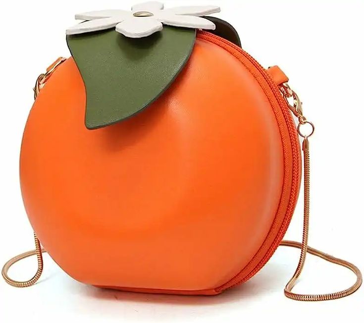 Complete Your DisneyBound with an Orange or Apple Bag! Womens Summer Outfits, Small Purses And Handbags, Fruit Bag, Orange Citrus, Leather Clutch Purse, Design Bags, Beg Tangan, Ladies Bags, Retro Mode