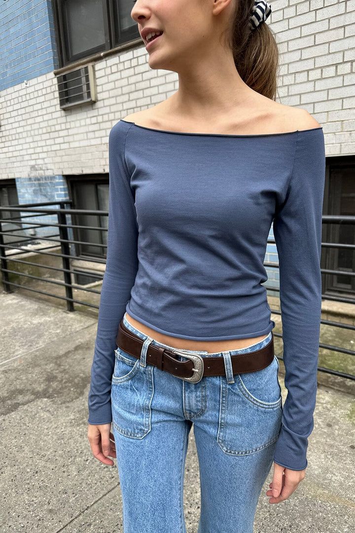 Tops – Brandy Melville Australia Bonnie Top Brandy, Tops Brandy Melville, Jeans Belt, Ideal Wardrobe, Cotton Vest, Boatneck Sweater, Blair Waldorf, Downtown Girl, Brandy Melville Tops