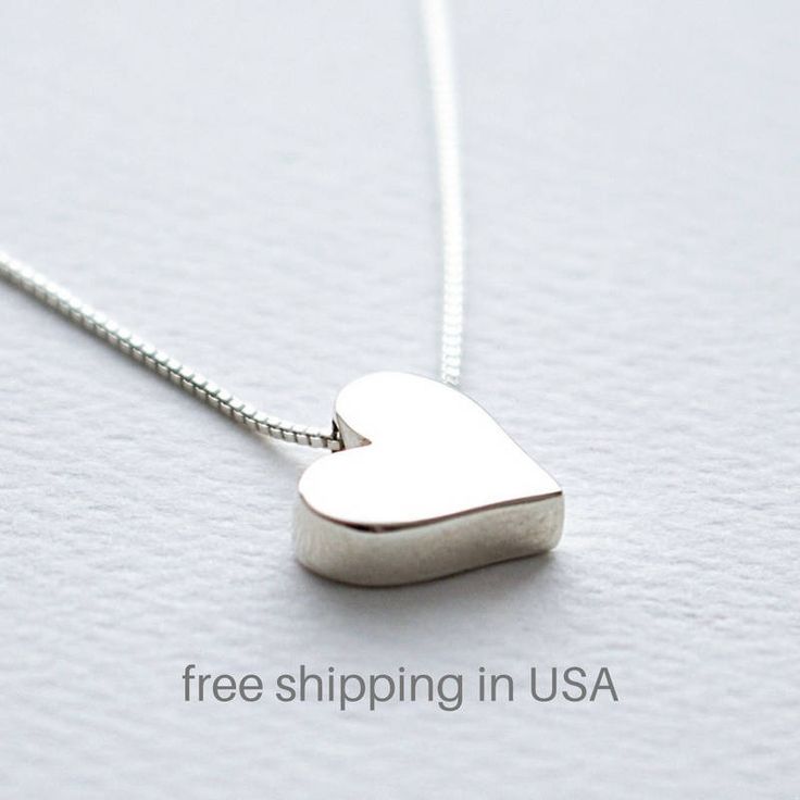 "Sterling Silver Heart Bead Necklace, Simple Floating Heart Charm, Minimal Heart Jewelry, Valentine's Love Gift, Mother's Day, Birthday Gift, Personalized Gift Card A brilliant solid sterling silver heart bead hangs from a sturdy silver box chain. This necklace is a classic look and is easy and versatile with any style of dress. It's a \"can't go wrong\" gift for mom, wife, friend, sister, daughter, or girlfriend. OVERVIEW: * Beautiful, elegant, bright and sturdy 14, 16, 18, 20, or 22 inch chain Sterling Silver Heart Cut Necklace For Birthday, Sterling Silver Heart Cut Necklace For Birthdays, Heart Necklace For Anniversary And Mother's Day, Heart Shaped Charm Necklace For Birthday, Heart Necklace With Heart Charm For Anniversary, Mother's Day Heart Cut Charm Necklace With Heart Beads, Heart Cut Necklace With Heart Charm For Birthday, Heart Pendant Necklace For Birthday, Heart Charm Necklace For Birthday