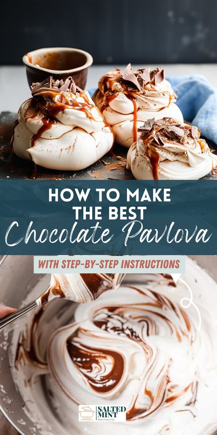 how to make the best chocolate pavlova with step - by - step instructions