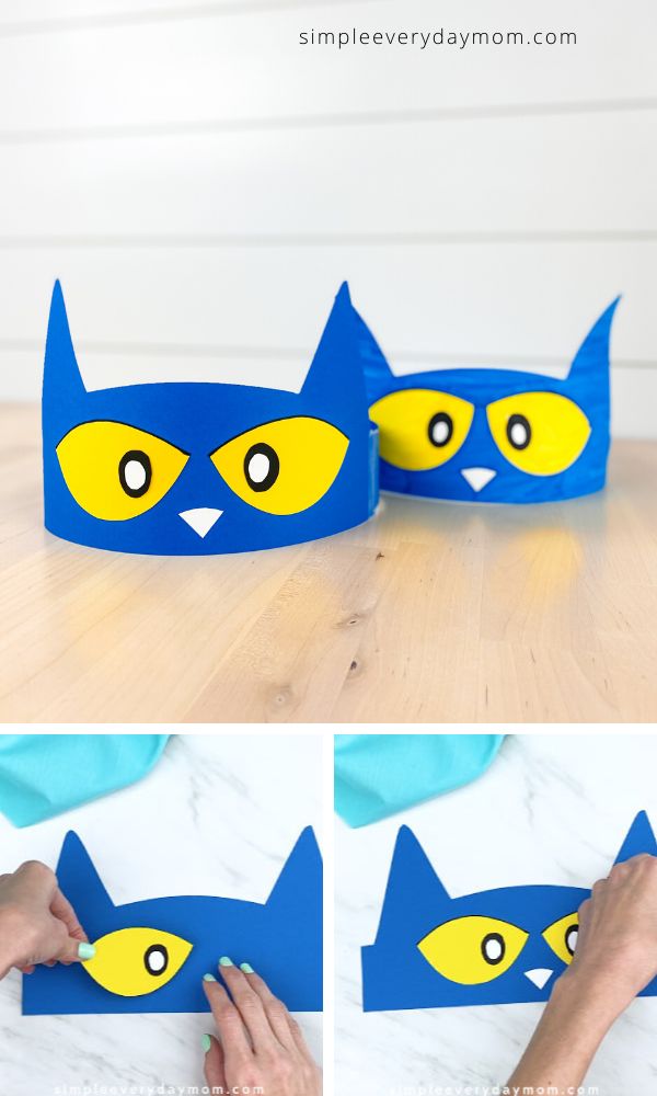 this is an easy paper cat craft for kids to make