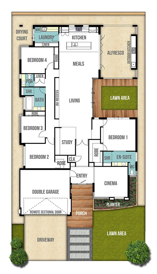 the floor plan for a house with two levels