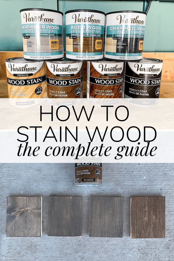 how to stain wood the complete guide with pictures and instructions on how to use it