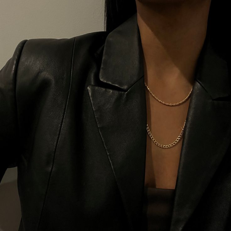 The Essential Cuban is a must have in any chain collection. Make it your every day chain. *Modeled with our 18” Essential Cuban (5mm) • 3mm width • 14k gold filled Minimalist Curb Chain Necklace For Layering, Classic Curb Chain Necklace For Layering, Dainty Curb Chain Jewelry For Layering, Trendy Rose Gold Chain Necklace For Everyday, Everyday Rose Gold Curb Chain Necklace, Trendy Rose Gold Everyday Chain Necklace, Everyday Rose Gold Necklace With Curb Chain, Everyday Rose Gold Chain Necklace, Gold Curb Chain Jewelry For Layering