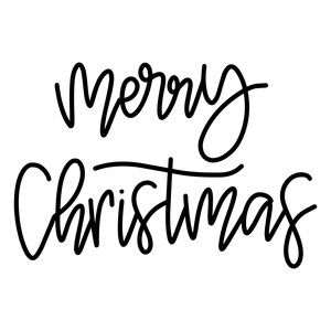 the words merry christmas written in black ink