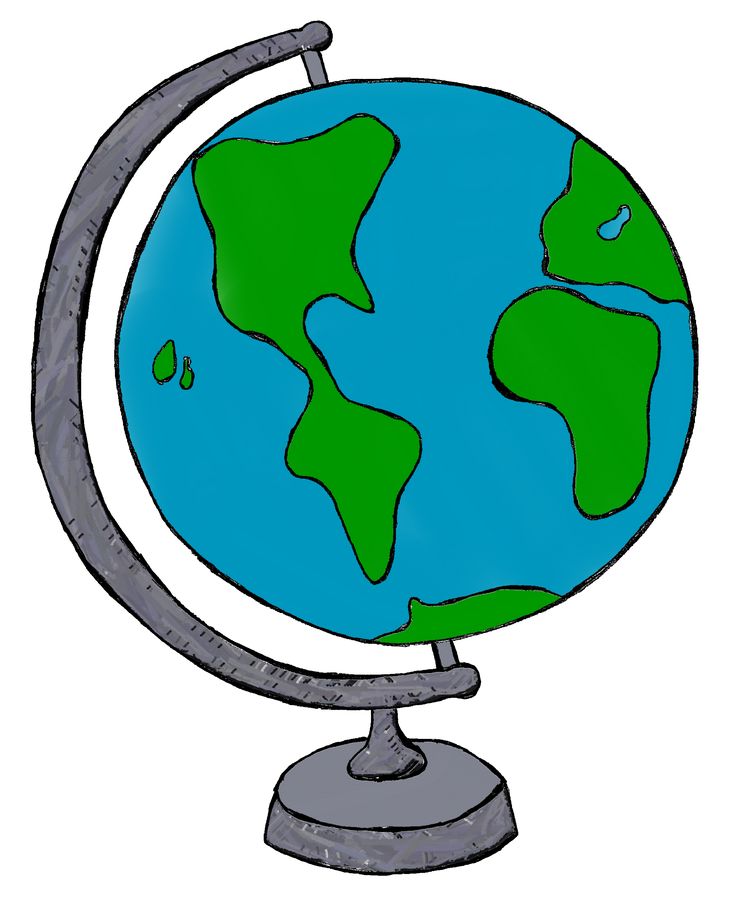 an image of a globe on a stand with the earth in it's center