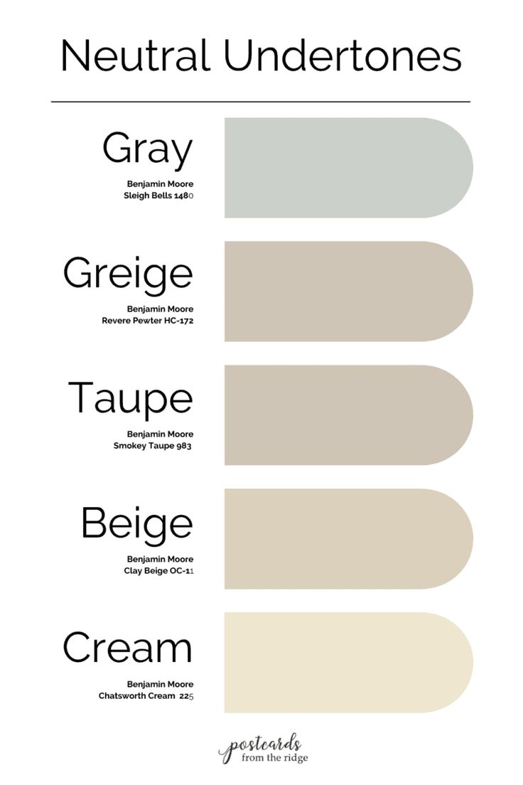 neutrals and grays are the most popular colors in this color scheme for interior paint