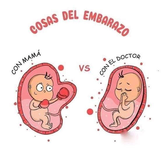 an image of two babies in their stomachs with the words cosas del embarro