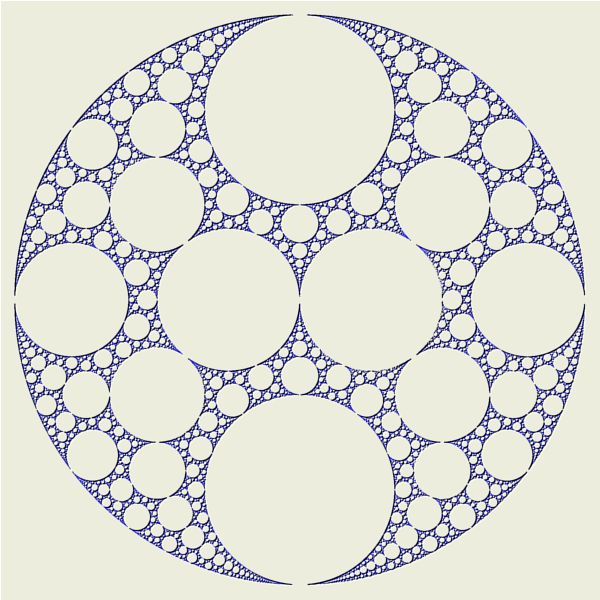 a circular design with circles in the middle