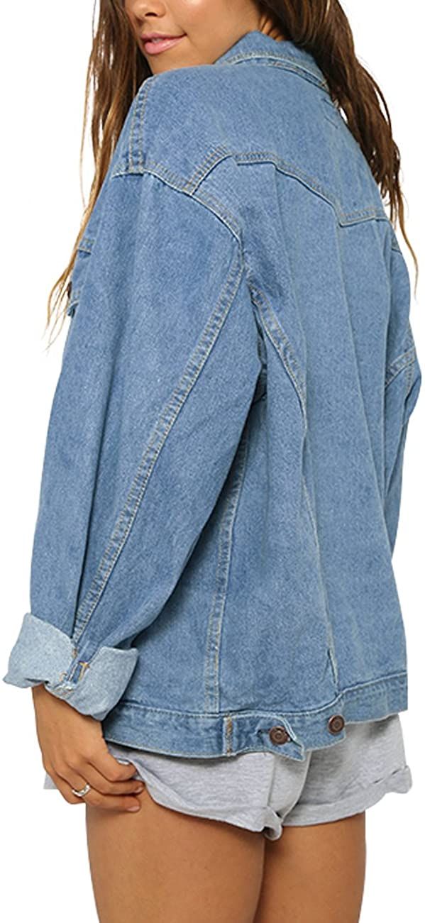 Washed Light Blue Buttoned Up Oversized Denim Jacket Jean,Cotton Button closure Made with non-stretch midweight 100% cotton jacket Winter Knit Hats, Oversized Denim Jacket, Boot Accessories, Cotton Jacket, Winter Knits, Black Button, Mens Sandals, Sunglass Frames, Jean Jacket