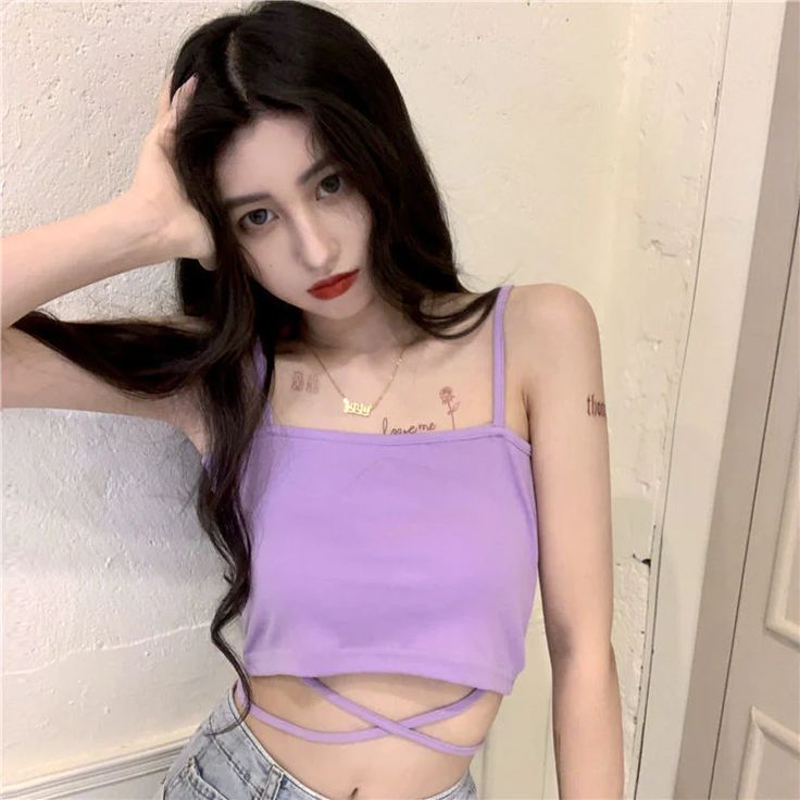 Belted Sexy Camisole Crop Tops – Tomscloth Early Fall Outfits, Outfits Petite, Current Fashion, 2022 Trends, Outfits 2022, Ulzzang Fashion, Outfits Fall, Indie Outfits, Current Fashion Trends