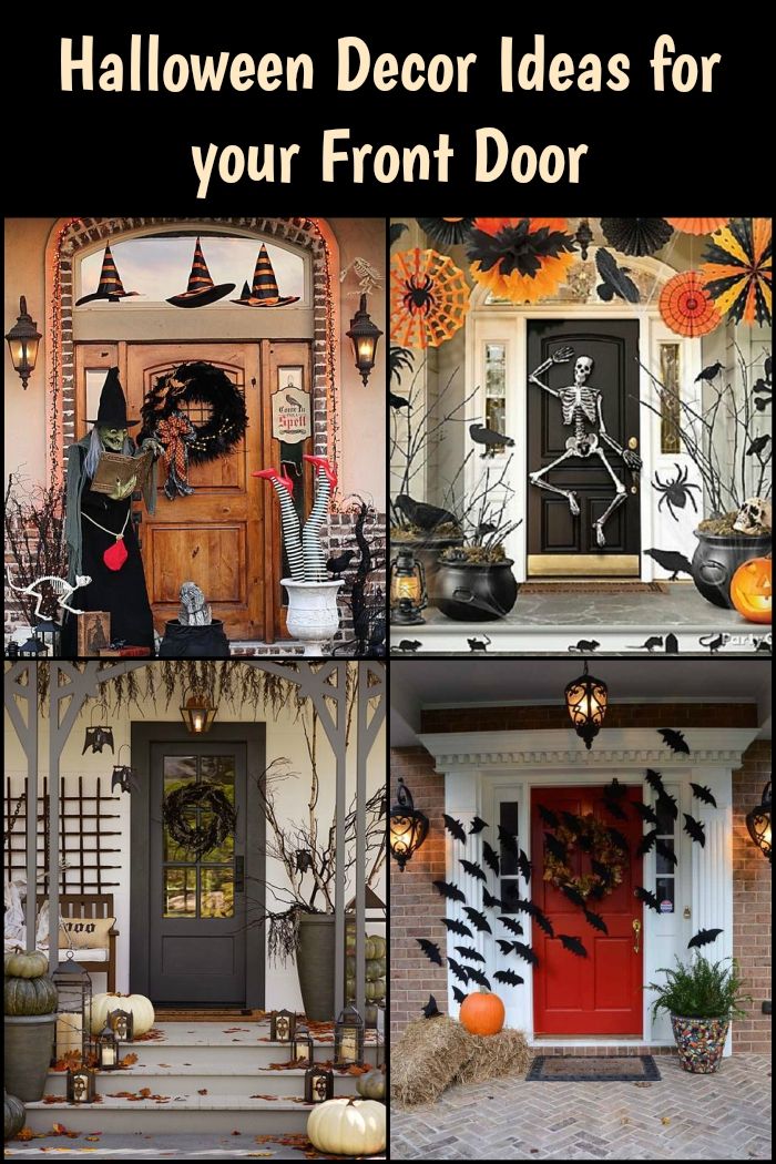 Halloween Decor Ideas for Your Front Door Craft projects for every