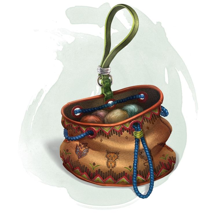 a drawing of a hat with beads in it and a green string hanging from the top